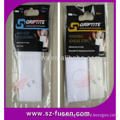 Squared Hook Loop Self Adhesive Velcro Fastener